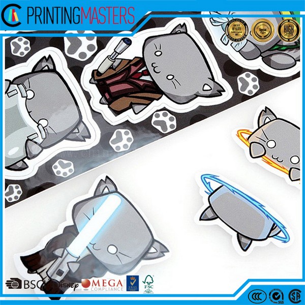 Cheap Printing Factory Customized Quality Sticker Printing