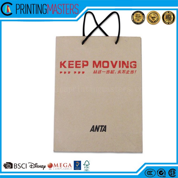 High Quality Brown Or White Kraft Paper Bags For Food Packing 