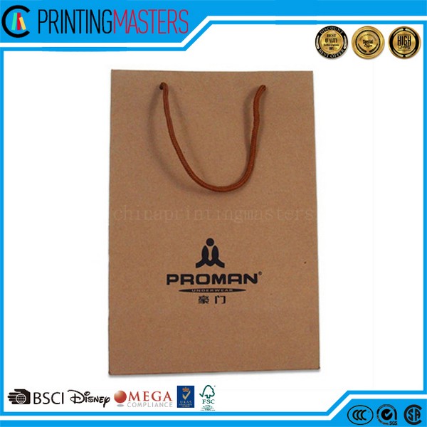 Luxury Fashion Brand White Shopping Paper Bag 