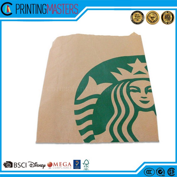 2017 Printed Paper Bag With Ribbon Handle 