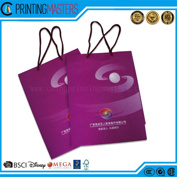 Colorful Paper Hand Bag For Packaging