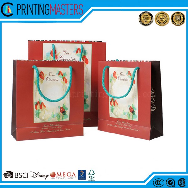 Medium Paper Gift Bags Customized Gift Paper Bag