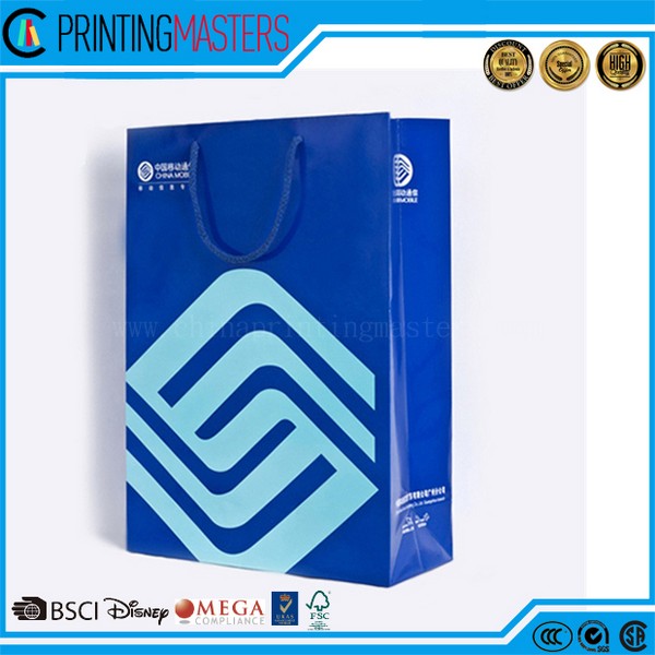 Printed Paper Gift Bag For Chocolate Packaging