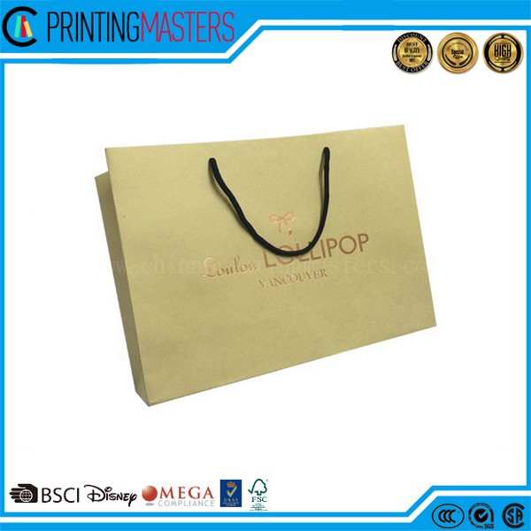 Fashionable Cheap White Paper Bag With Handles