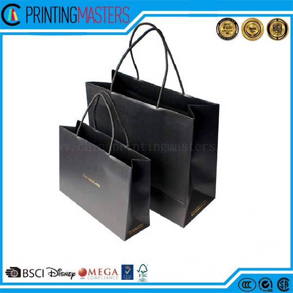 2017 New Luxury Shopping Paper Bag For Cloth