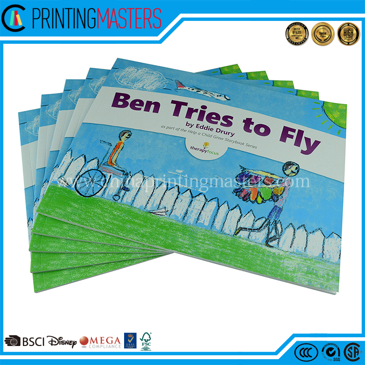 Full Color Children’s Book Offset Printing matt Lamination Throughout