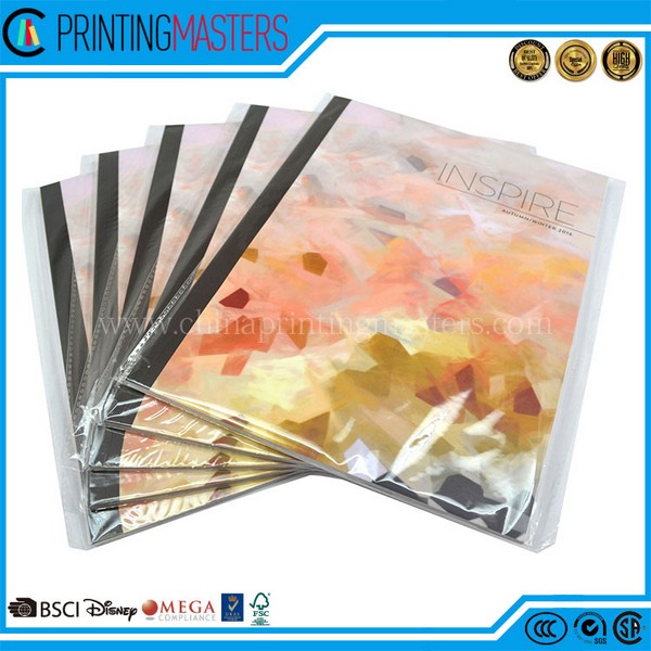 Customized Full Color Book Printing With Plastic Bag