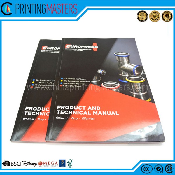 Cheap Price Free Sample Perfect Binding Catalog Printing China
