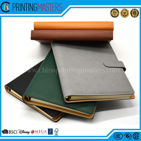 2017 Latest Custom Leather Notebook Printing In China