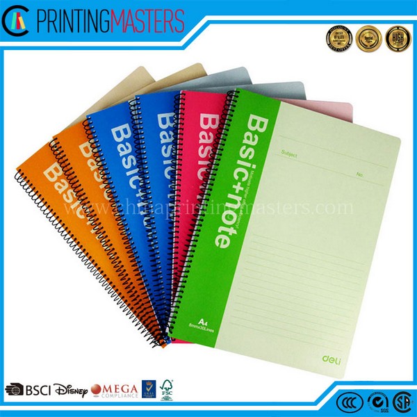 Latest Design Spiral Binding Student Notebook Printing