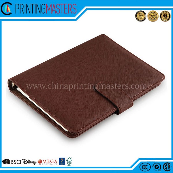 Custom Recycled Pu Leather Notebook Printing In China