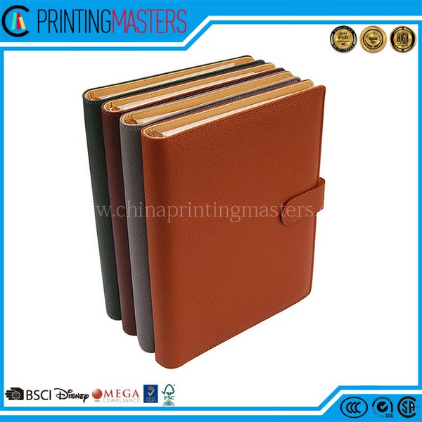 Factory Custom Recycled Pu Leather Notebook Printing