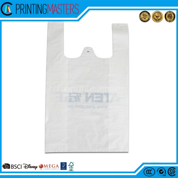 Customed Sealing Ldpe Hdpe Die Cut Handle Plastic Bag