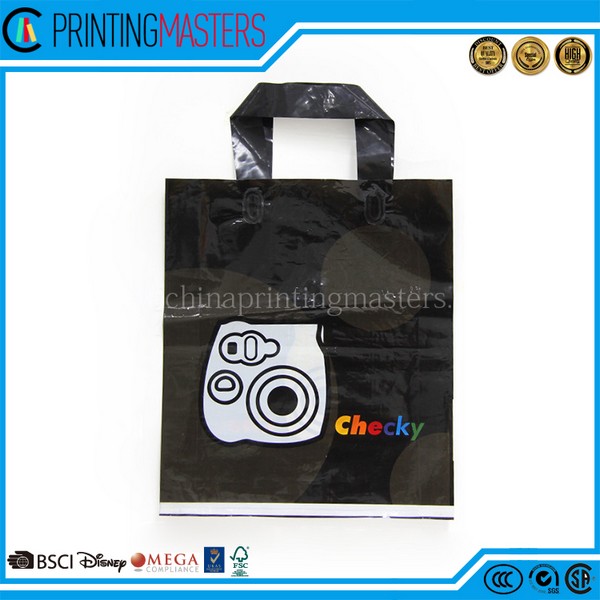 China Manufacture Soft Loop Plastic Bag With Low Cost