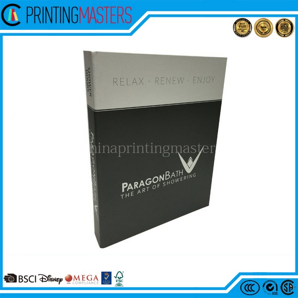 Custom A4 Size Fashion 3D Paper Cardboard File Folder