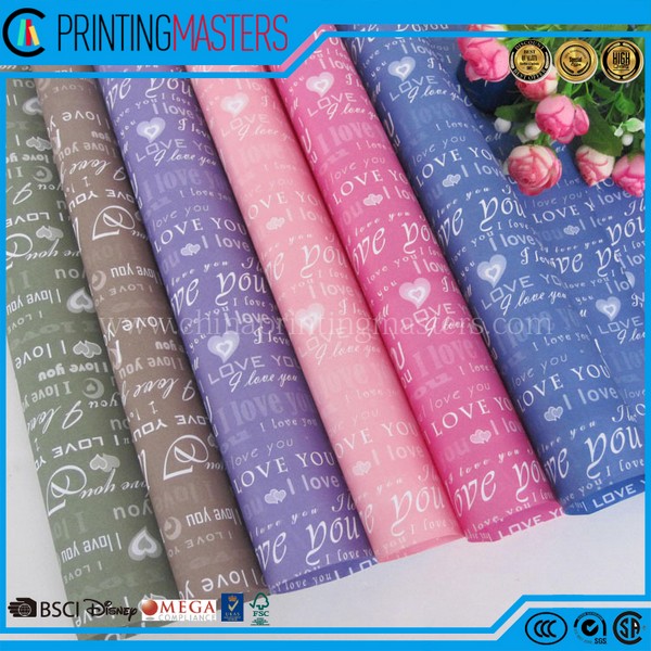 High Quality Custom Printed Wrapping Paper China