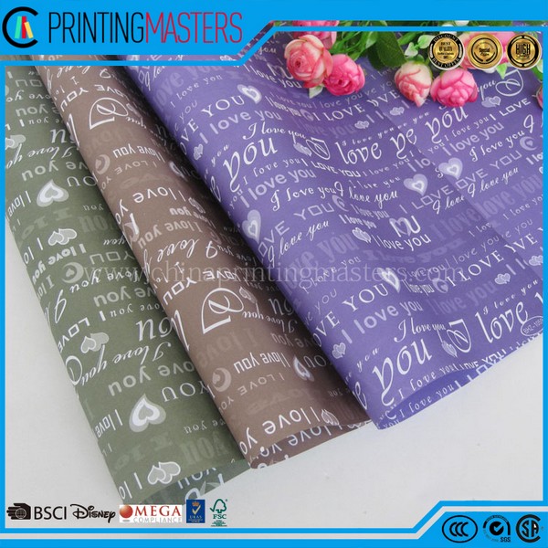 Tissue Paper Custom Logo Printed Wrapping Paper