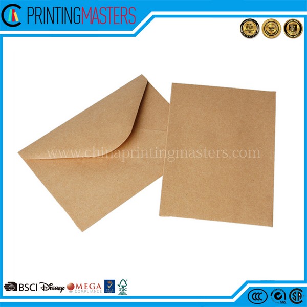 High Qualtiy Custom Kraft Paper Envelopes With Logo Printing