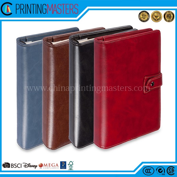 Size A5 Luxury Business Pu Diary Notebook Printing