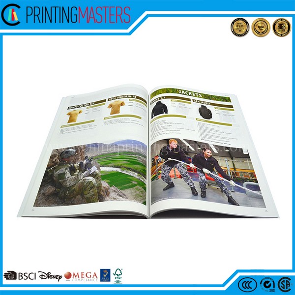 High Quality Perfect Binding With Sewn Cagalog Printing