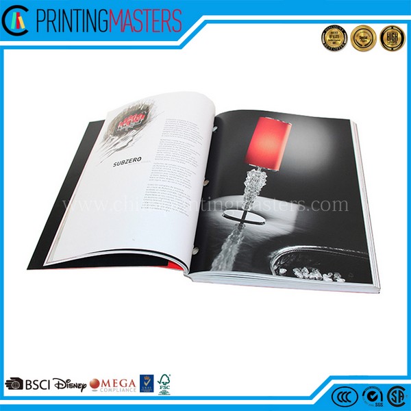 Custom High Quality Perfect Binding Advertising Catalogue Printing