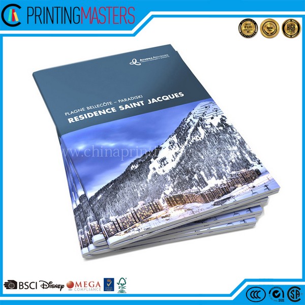 Custom Art Paper Printing Catalog With Log Cost