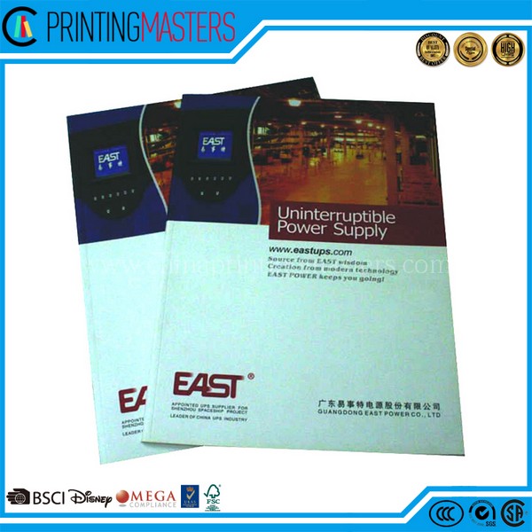 Company Custom Matte Lamination Soft Cover Catalog Printing