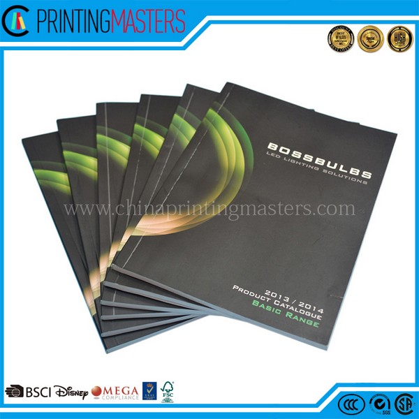 Custom Printing Matt Lamination Soft Cover Catalog