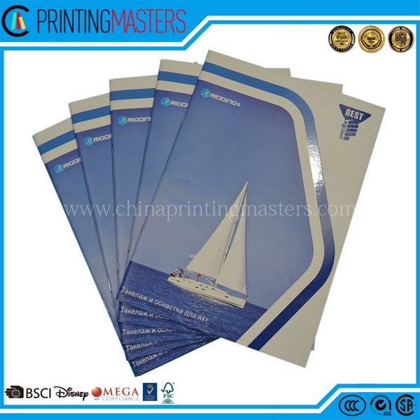 High Quality Asddle Stitched Catalog Printing With UV