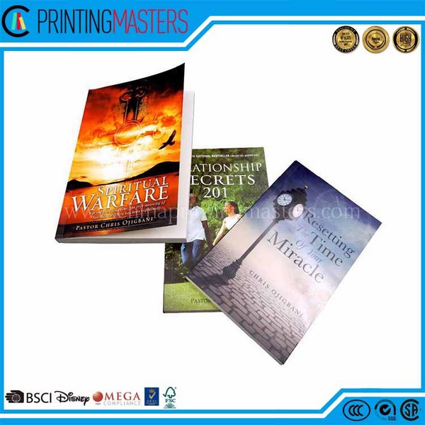 High Quality CMYK Printing Soft Cover Book In China