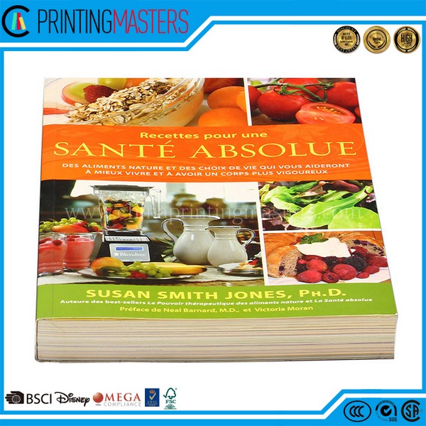 Cheap Offset Printed High Quality Cook Book Printing