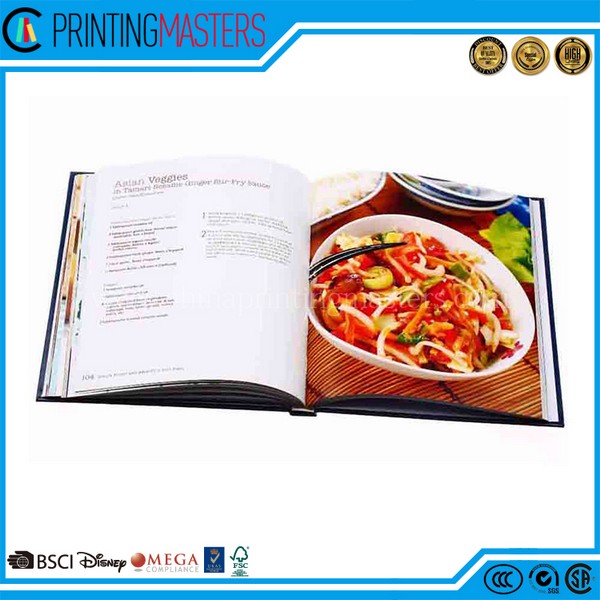 Cook Book With Professional Printing Factory