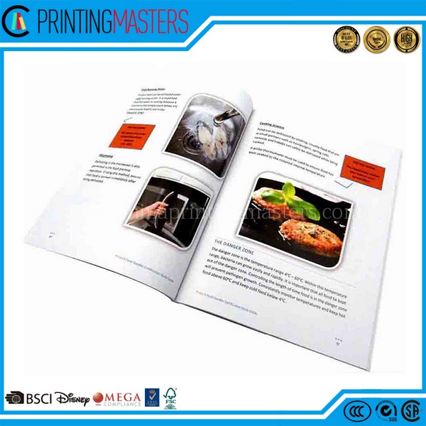 China Printing Factory High Quality Cookbook Printing