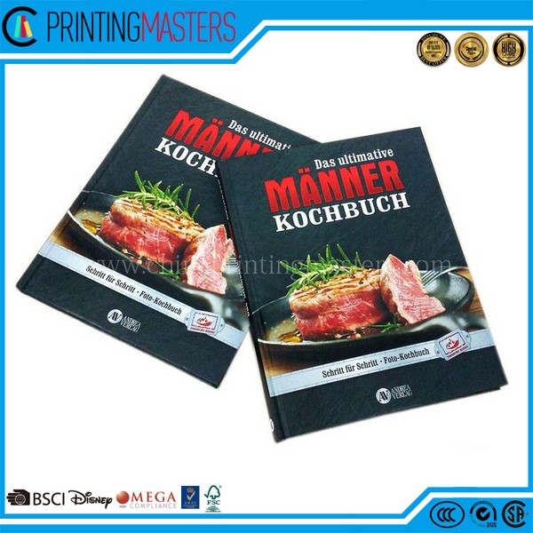 China Factory Print Full Color High Quality Cookbook