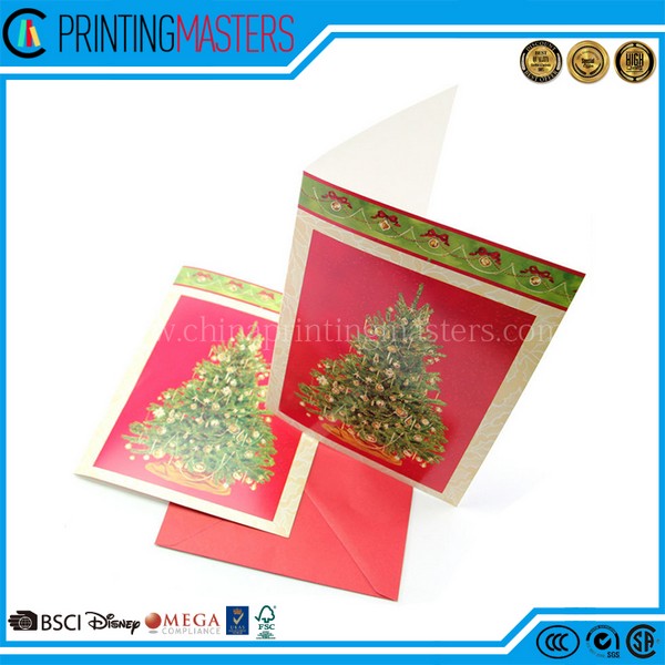 Hiqh Quality Printing Best Wishes Paper Greeting Cards