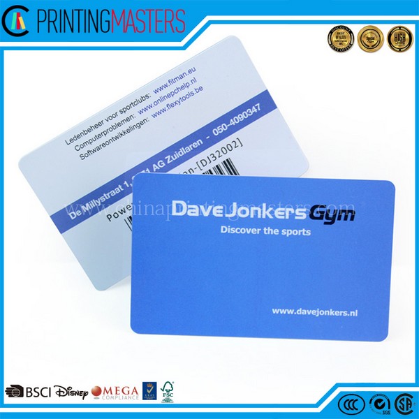 Custom Design Full Color Printing Club Pvc Cards