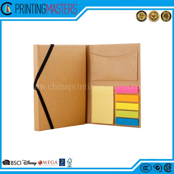 Eco Friendly A5 Paper Kraft Sticky Fancy Notepad