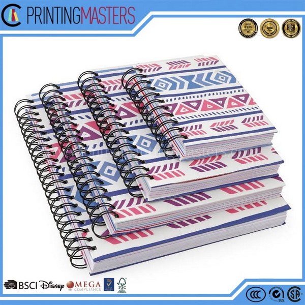Hard Cover Spiral Bound Notebooks Printing In China