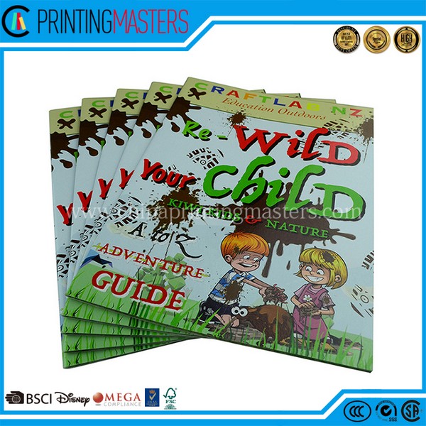 High Quality Saddle Stitched CMYK Story Book Printing