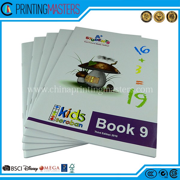 2018 New Custom Children Exercise Book Printing China