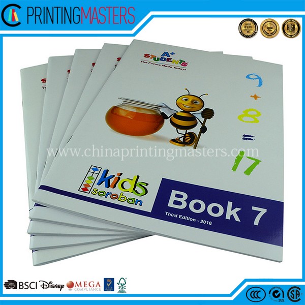 Custom Book Printing Cheap Children Exercise Book Printing