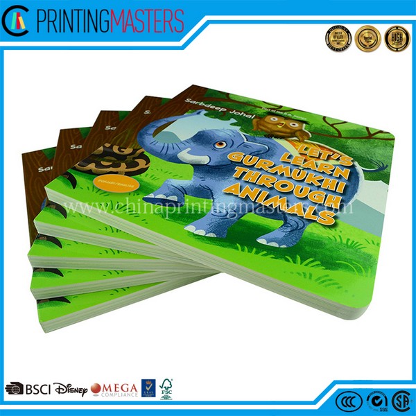 2018 Customized CMYK Printed Cardboard Book Printing China