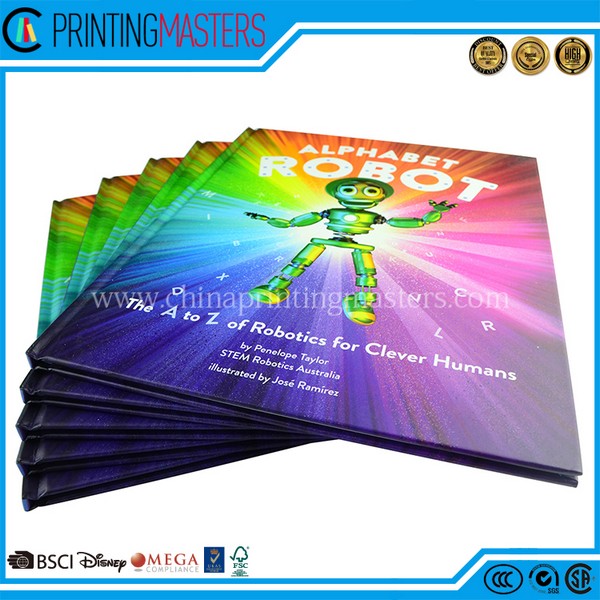 China Printing Manufacturer Printed UV Hardcover Children Book